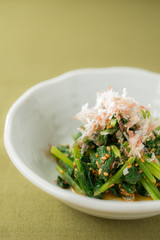 小松菜の胡麻和え