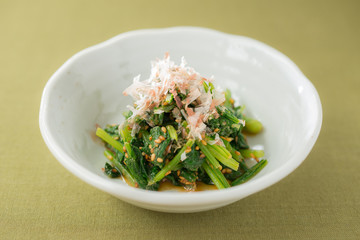 小松菜の胡麻和え