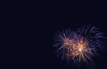 Fireworks background.
