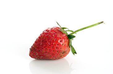 Strawberry/Fresh strawberry on white background.
