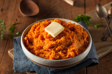 Organic Homemade Mashed Sweet Potatoes
