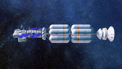 宇宙ステーション補給機   © tsuneomp