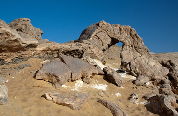 Crystal mountain near Farafra oasis