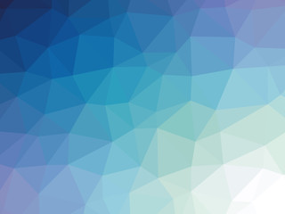 Obraz premium Blue gradient polygon shaped background