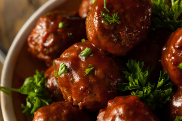 Homemade Barbecue Meat Balls