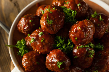 Homemade Barbecue Meat Balls