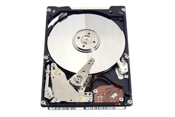 Hard disk drive/Hard disk drive isolated on a white background.