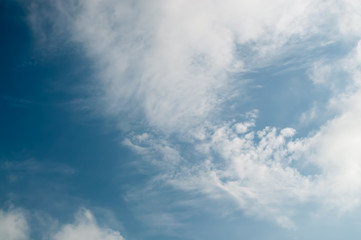 blue sky background with white clouds
