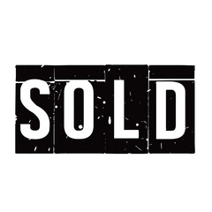 Black vector grunge stamp SOLD