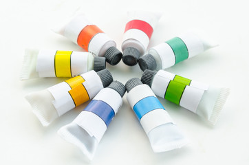 Water color tubes.