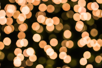 defocused bokeh lights