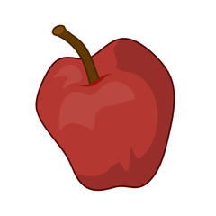 red apple