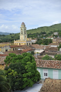 Trinidad, View of the city from the rooftops.