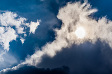 Dramatic cloud