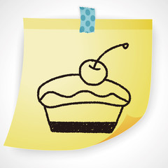 cake doodle drawing