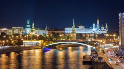 Fototapeta premium Panorama of the Moscow Kremlin, Russia