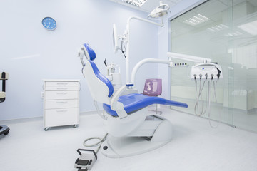 Modern dental office interior