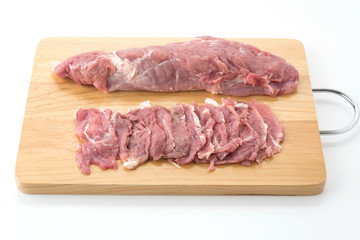 slice pork