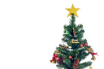 decorated Christmas tree