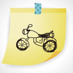 motorcycle doodle