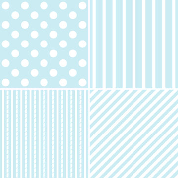 Cute different vector patterns.
