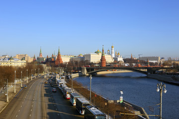 Obraz premium Москва. Набережные Москвы. Кремль.