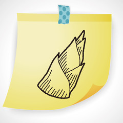 Bamboo shoot doodle