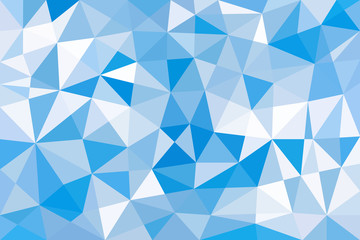 blue sky abstract background of triangles low poly