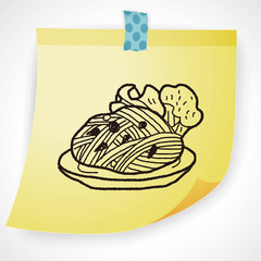 doodle pasta noodle