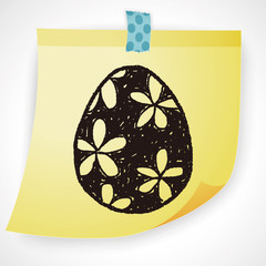 Easter egg doodle