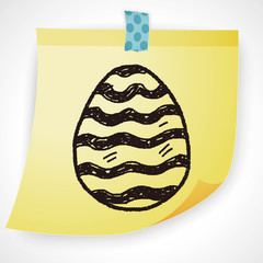 Easter egg doodle