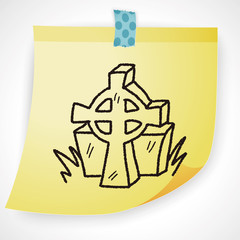 grave doodle