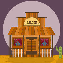 old western building - saloon