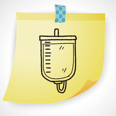 medical drip doodle drawing