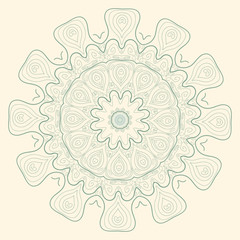 Vector round abstract circle.