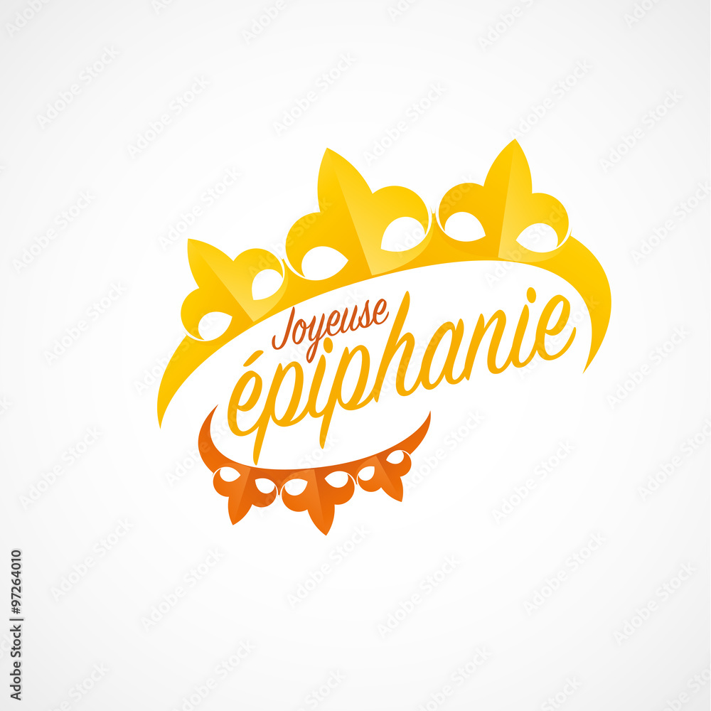 Sticker joyeuse épiphanie