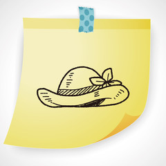 doodle Straw hat