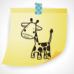 giraffe doodle