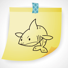 shark doodle