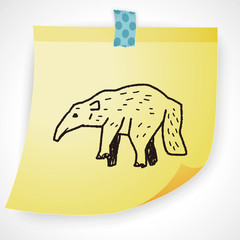 anteater doodle