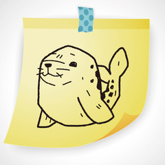 seal doodle