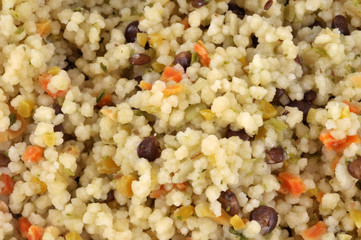 Mélange de blé, d'orge, d'avoine, de lentilles et de carottes
