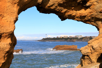 rocher et phare de Biarritz