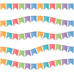 Fototapeta premium Seamless Festive Flags