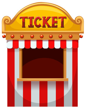 Ticket Booth At The Carnival