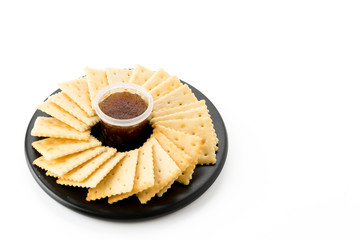 biscuit with pineapple jam