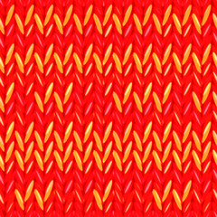 Knitted wool vector background. Abstract seamless pattern.