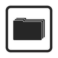 Folder with documents icon