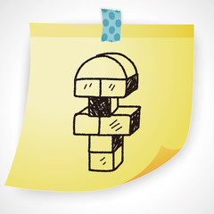 block toy doodle