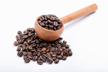 Close up coffee beans